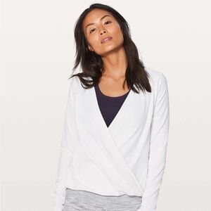 Lululemon Scalloped Wrap Top